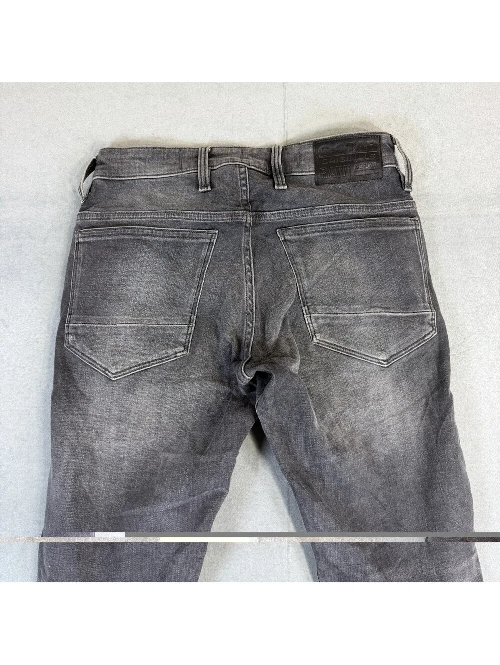 G Star Raw Airblaze 3D Skinny Jeans Mens 28x32 Gray Cargo Denim Utility Stretch